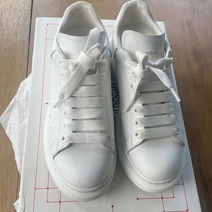 McQueen white sneakers